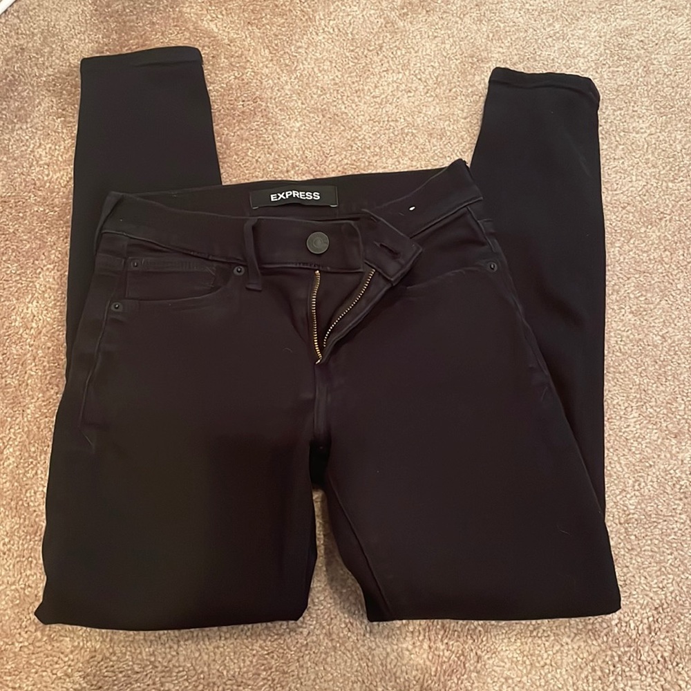 Express Mid Rise legging jeans